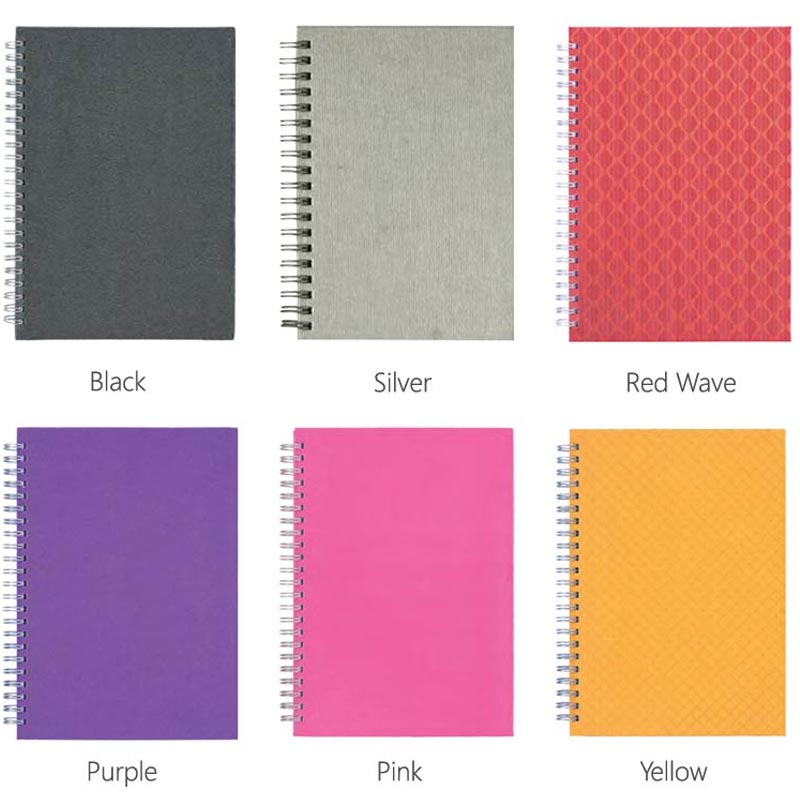 NO-08: Wire-O Paper Coat A5 Size Notebooks