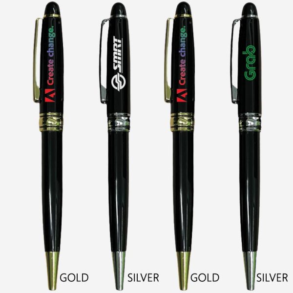 CM-02: Classy Gold & Silver Metallic Pens