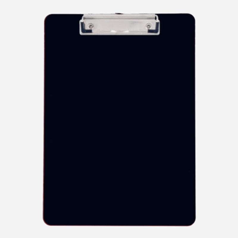CLB-03-Customized-Clipboards-with-silkscreen-Printing-Black