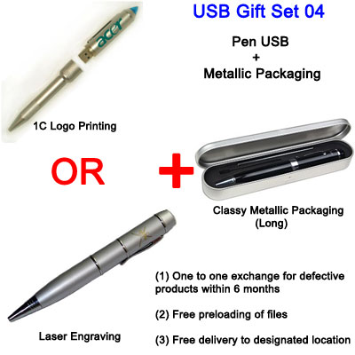 USBGS-04: Pen USB Flash Drive with Metallic Box 02