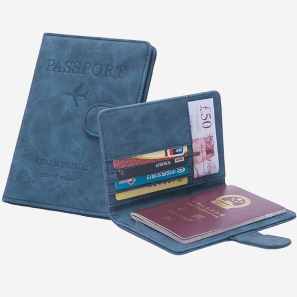 CPH-02: Custom PU Leather Passport Holder 02
