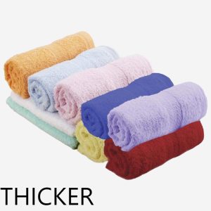 thick bath towel
