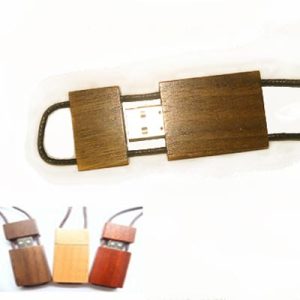 WUSB-03: Lanyard Type Wooden USB