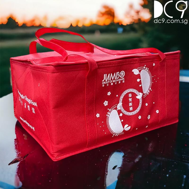 Custom Food Thermal Bag for Jumbo Pencai Singapore Corporate Gifts