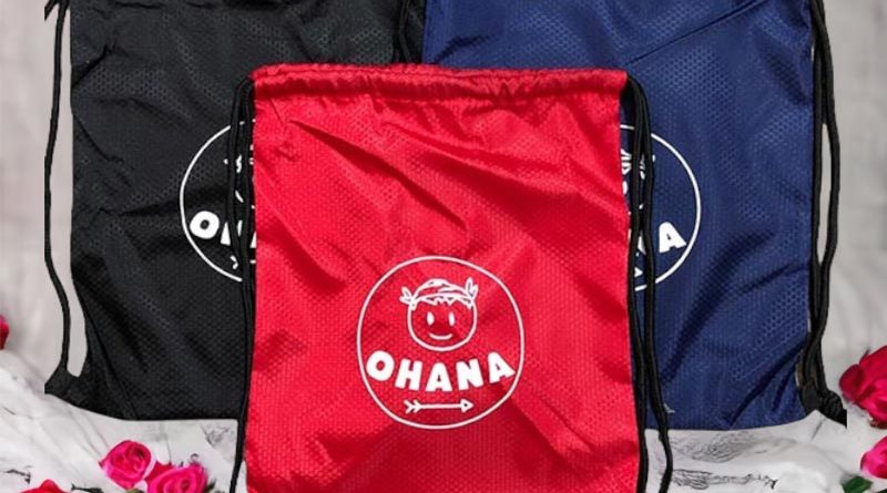 Custom Drawstring Bags for OHANA