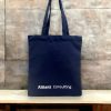 Ex Stock Navy Blue Tote Bags for Insurance Companies