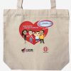 CB 09 Square Cotton Canvas Tote Bags Printing Singapore People Association
