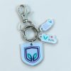 custom acrylic keychains with 2 charms for RVRC NUS