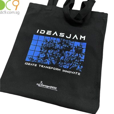Black Canvas Bags Printing for IDEASJAM