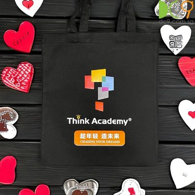 Black Canvas Bags for Think Academy