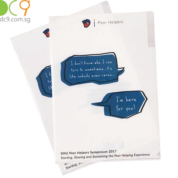 A4 L-Shape Folders Printing for SMU