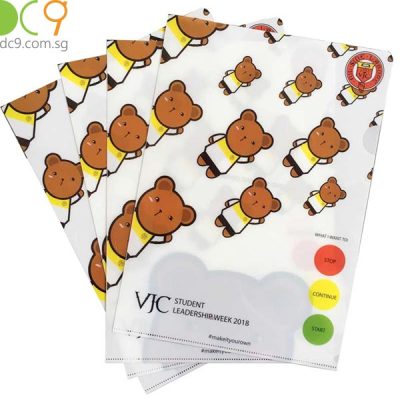 A4 L-Shape Folders Printing for VJC