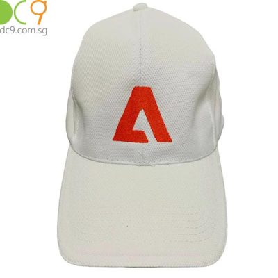 Custom Baseball Caps for Adobe Singapore – White