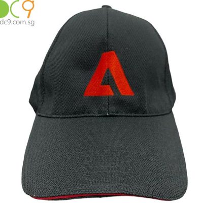 Custom Baseball Caps for Adobe Singapore – Black