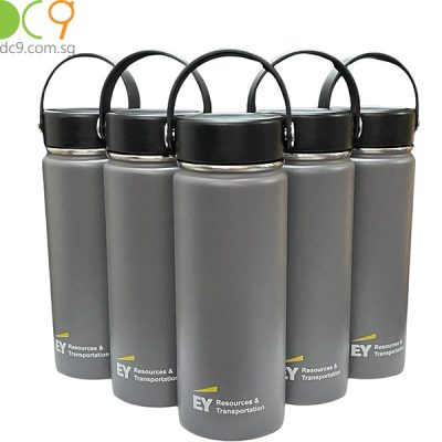 Customized Grey Flasks for Ernst & Young