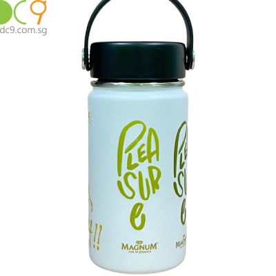 Customised White Flask for Magnum