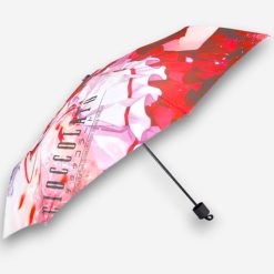 UM-08: 3-Folds Custom Umbrella Printing Entire Canopy