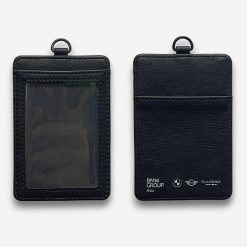 LA-11: Portrait PU Leather Card Holder Branded
