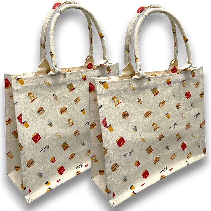 Laminated Canvas Tote Bags for McDonalds zoom