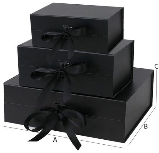 Premium Packaging Boxes with Magnetic Closure and Ribbons