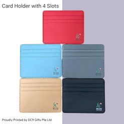 PU Leather Card Holders with 4 Card Slots for MCAS