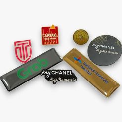 Custom Epoxy Name Tags And Enamel Lapel Pins