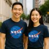 navy blue cotton t-shirts printing