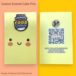Enamel-01: Custom Enamel Pins for SAFRA SG60 Food Galore