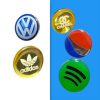Custom Epoxy Collar Pins Printing for Big Brands