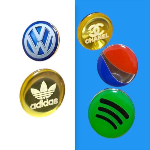 Custom Epoxy Collar Pins Printing for Big Brands
