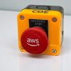 Emergency Stop Button Replica with Custom Logo Printing for AWS