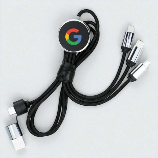 CHCO-02: Custom 3-in-1 USB Multi Charging Cable with Logo Printing – Corporate Gifts Singapore