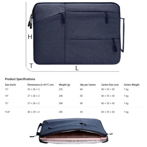 LTB-12: AirLite Laptop Sleeve – Custom Laptop Bag Printing in Singapore