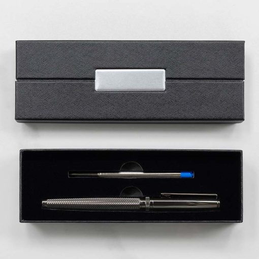Premium corporate gifts crafted from recycled materials with European writing excellence — BrandCharger Furtif Royale Ballpoint Pen.