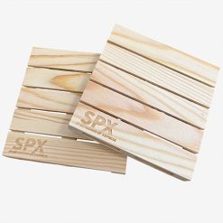 CACP-02: Custom Wooden Pallet Coasters with Laser Engraving
