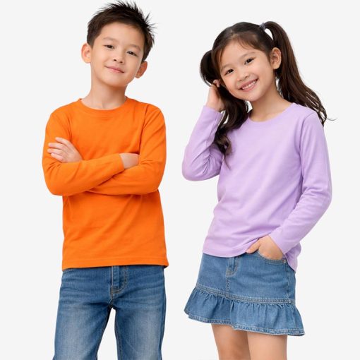 QD88 - KIDS Dry Fit Long Sleeve T-Shirt