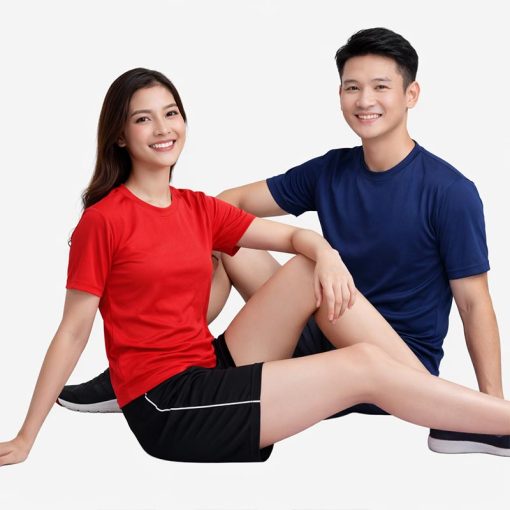 QD72 - MICROFIBRE MINI EYELET Short Sleeve T-Shirt