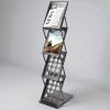 Brochure Holder Stand – Black (A4, Single-Sided)