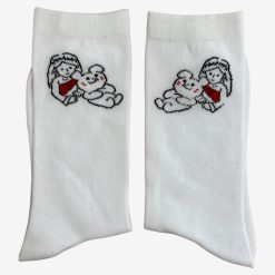 CSOP-04: Custom Everyday Casual Socks Printing with Jacquard Weaving for Churches