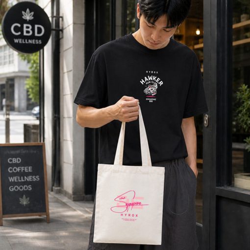 CB-21: A4 Size Canvas Tote Bag Printing
