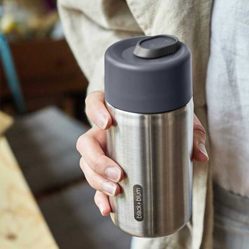 Black+Blum Insulated Travel Cup 340ml leak-proof stainless steel reusable coffee cup