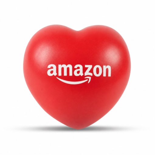 eart Shaped Stress Ball | Custom Logo Stress Reliever for Corporate Gifts & Promotions